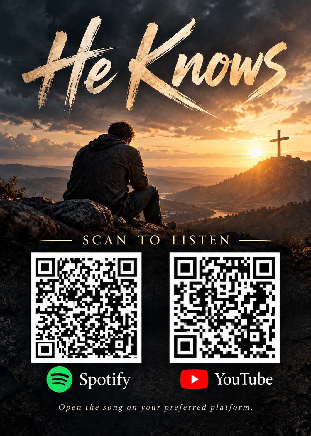Two-platform QR card