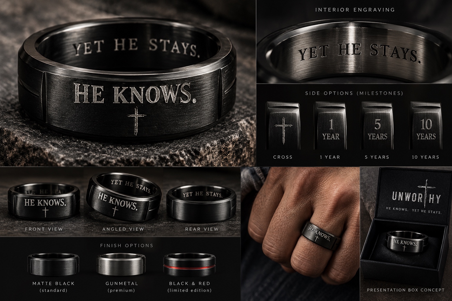Engraved rings